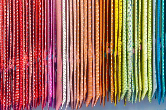 Color. Colorful ties
