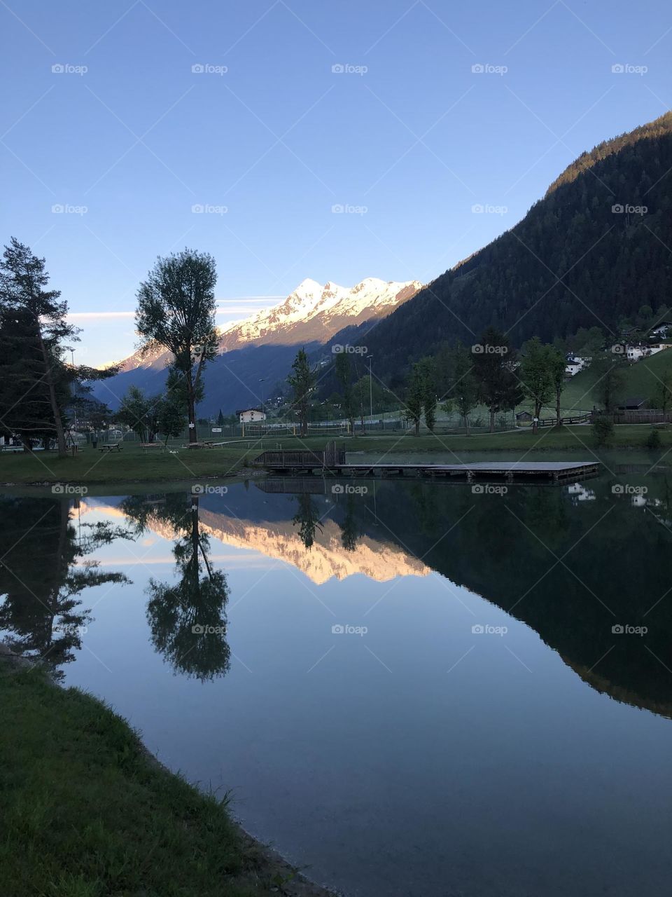 Mountain Lake in Reclection ,Austrian Alps