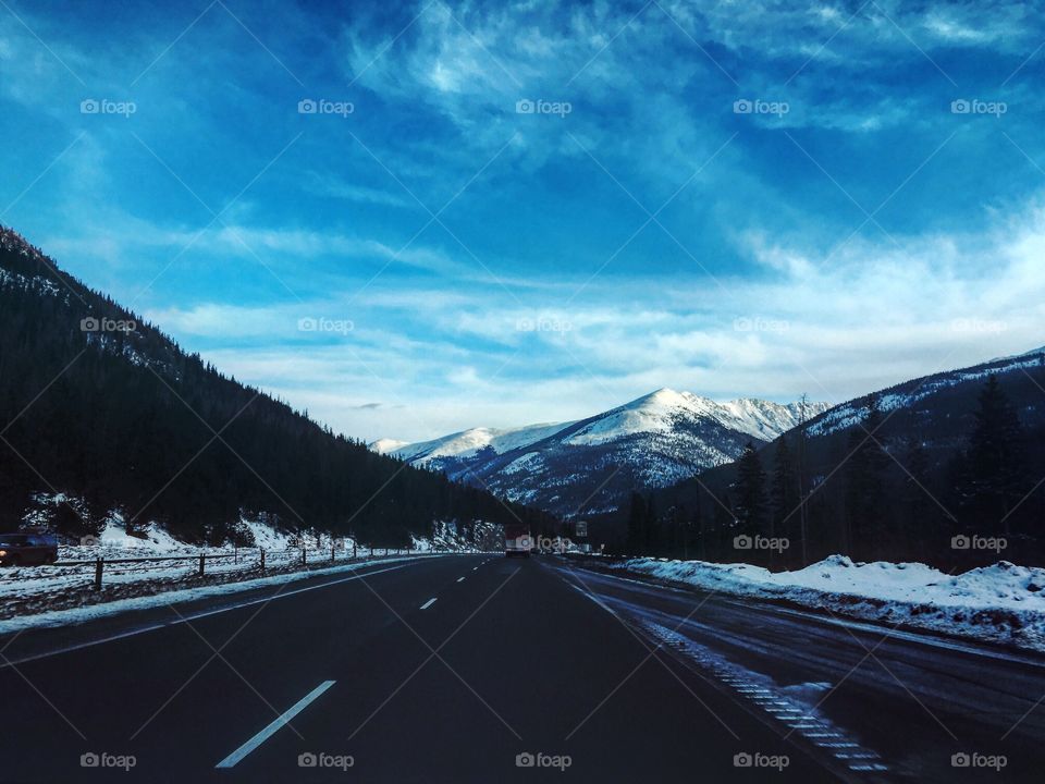 Drive in the Rockies 