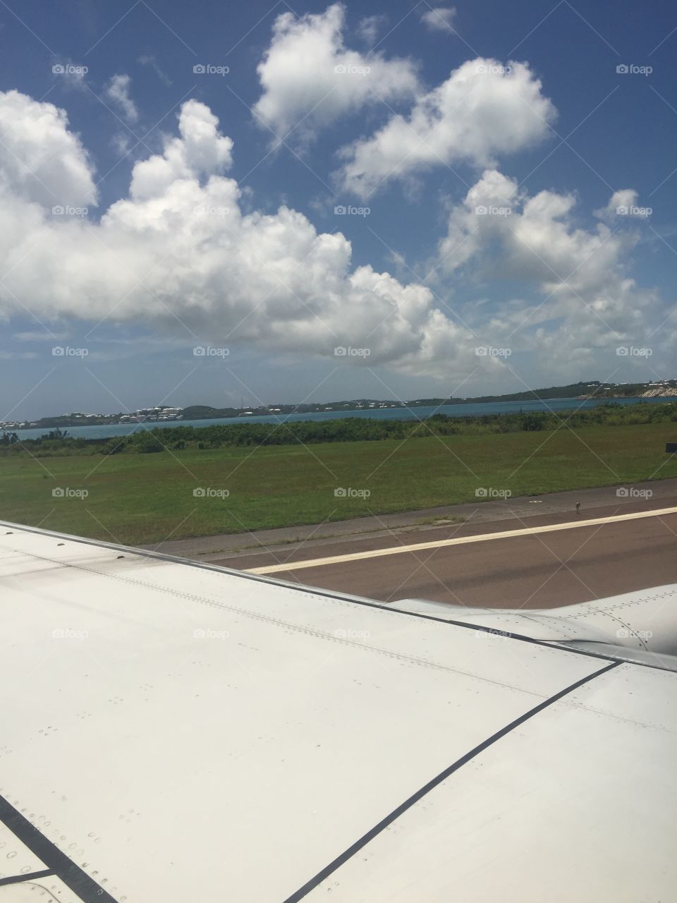 Airplane runway Bermuda