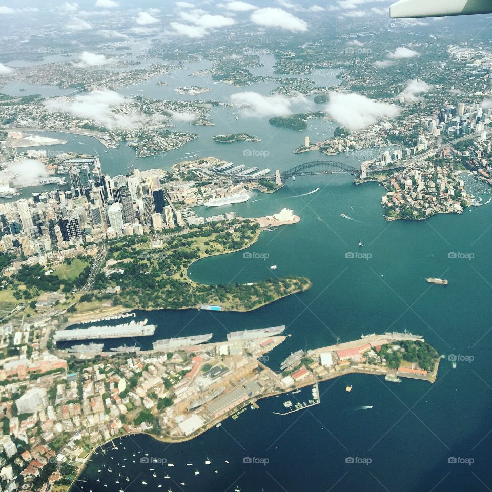 Sydney Harbour From above
