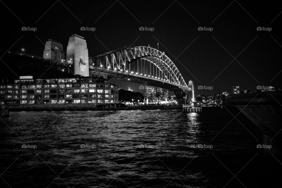 Sydney Harbour Bridge by Night. An evening at the harbour & enjoying the beauty of the city.
