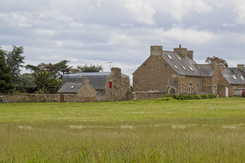 old house in the countryside