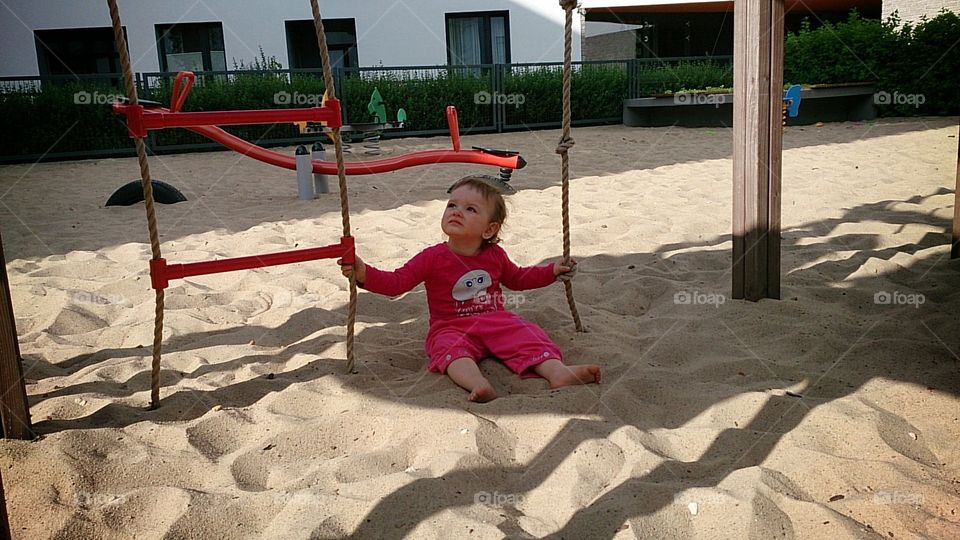 Julia playing. Julia playing