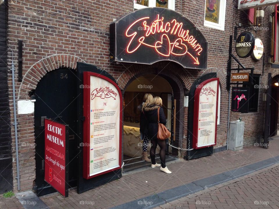 The erotic museum in Amsterdam , the Netherlands 