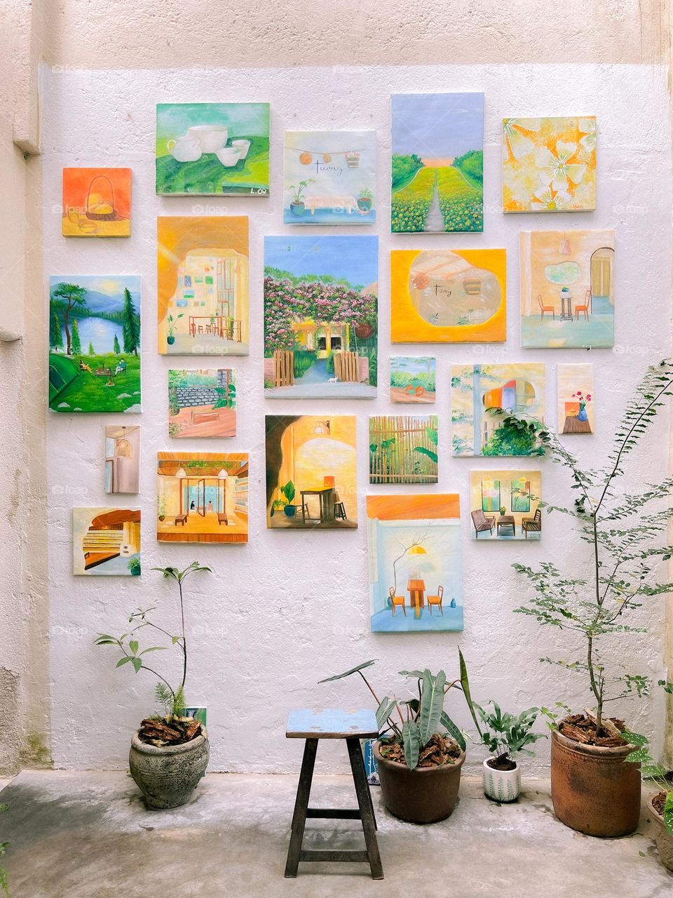 A colorful corner in the house