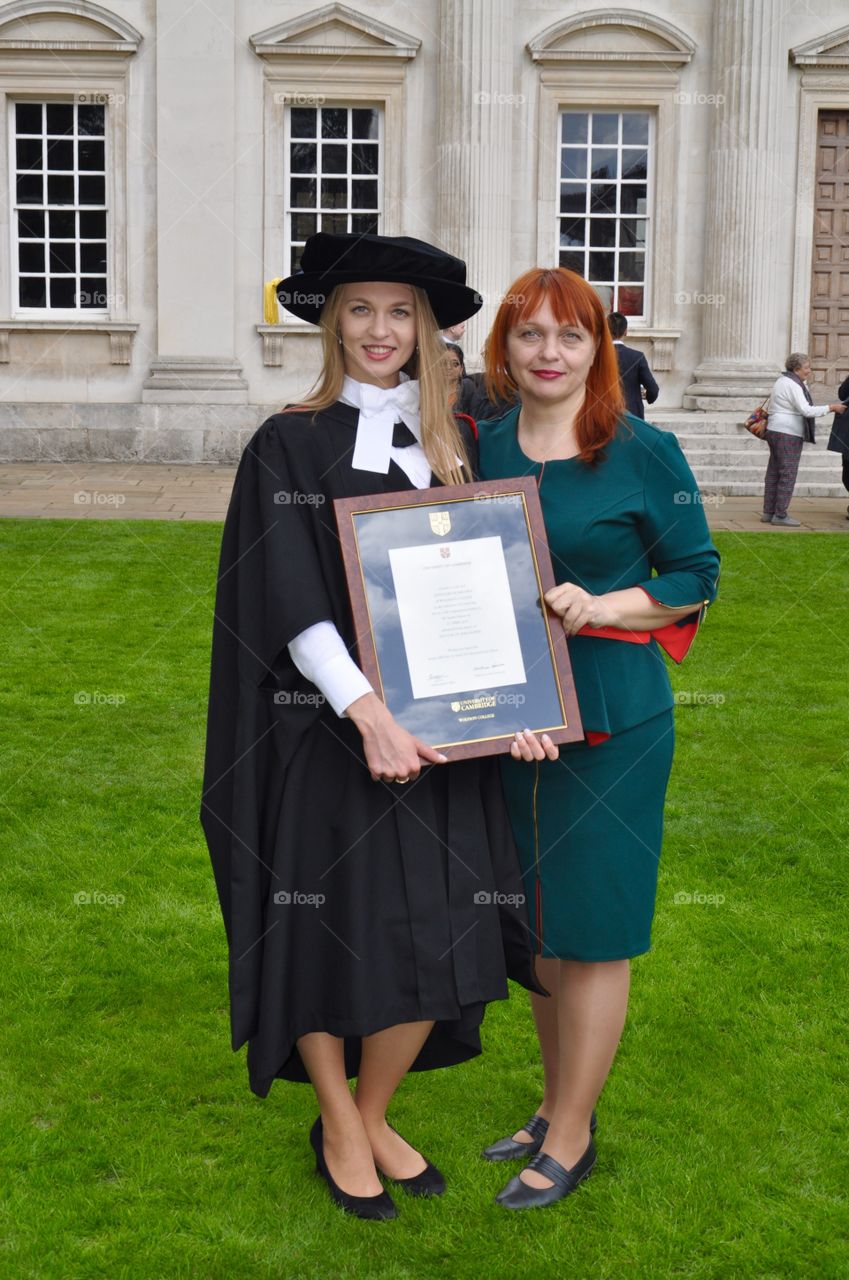 Graduation day in Cambridge 