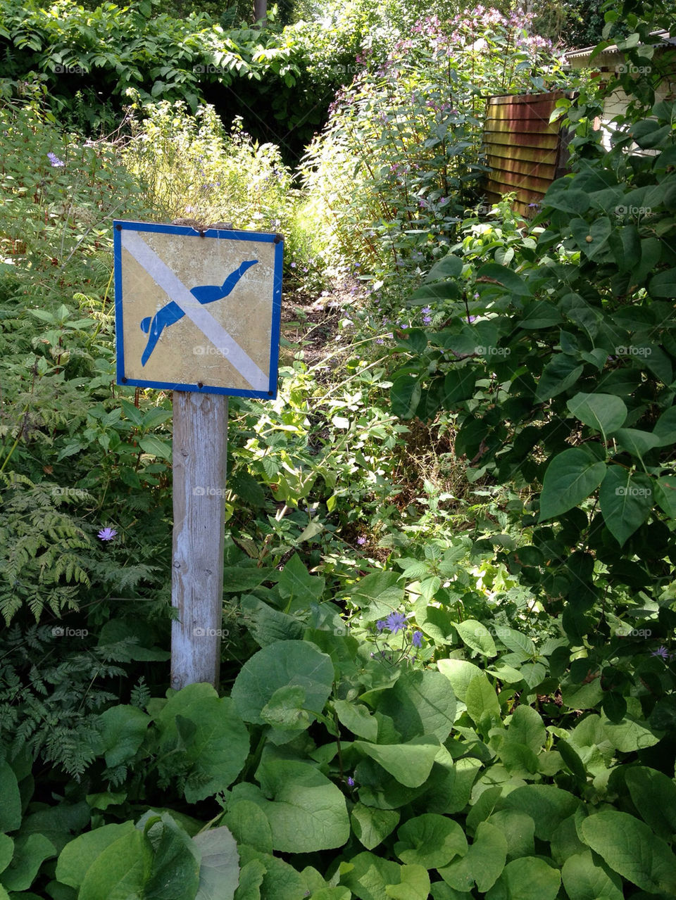 sign warning no skåne by hoppakissej