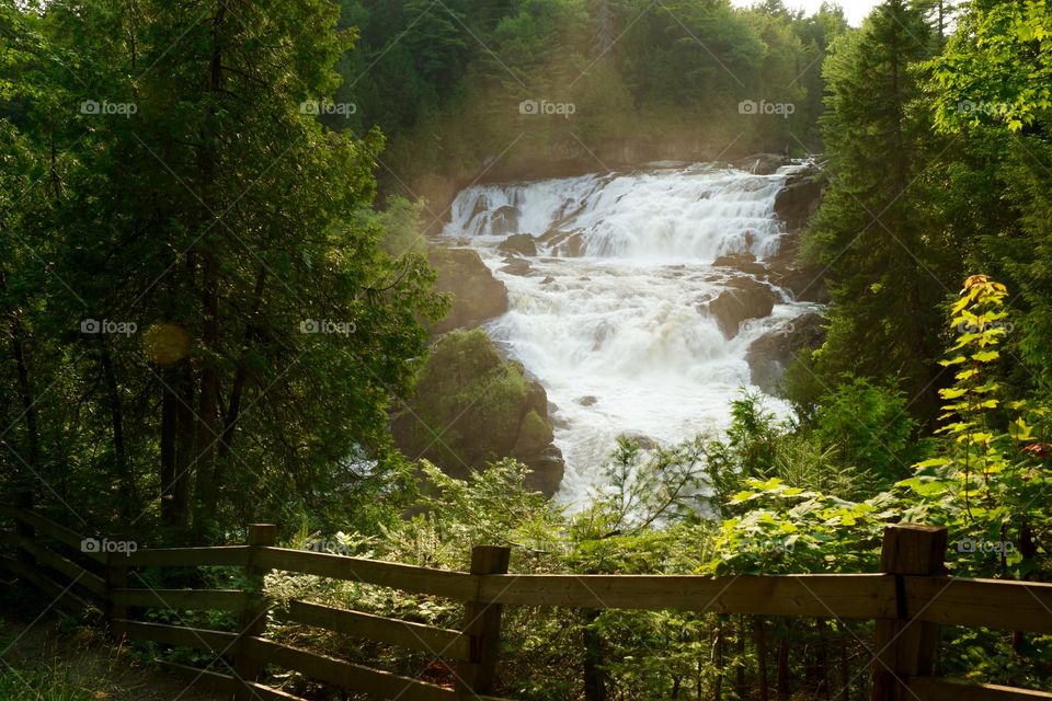 Chutes de Plaisance dans l'Outaouais (Québec, Canada)