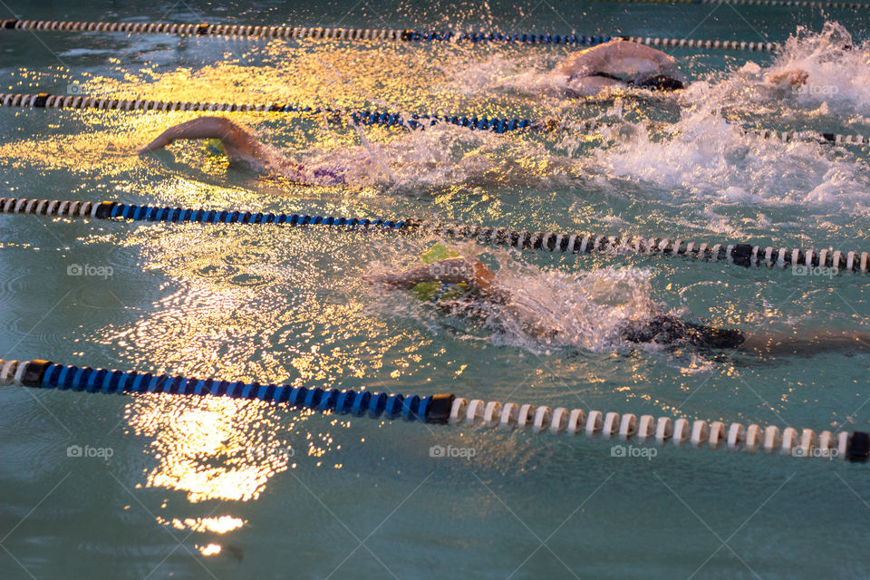 swimming race
