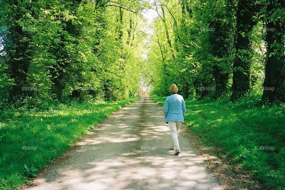walking down country lane