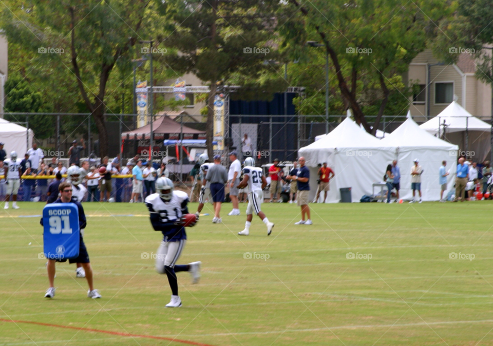 sport field blue white by hlehnerer