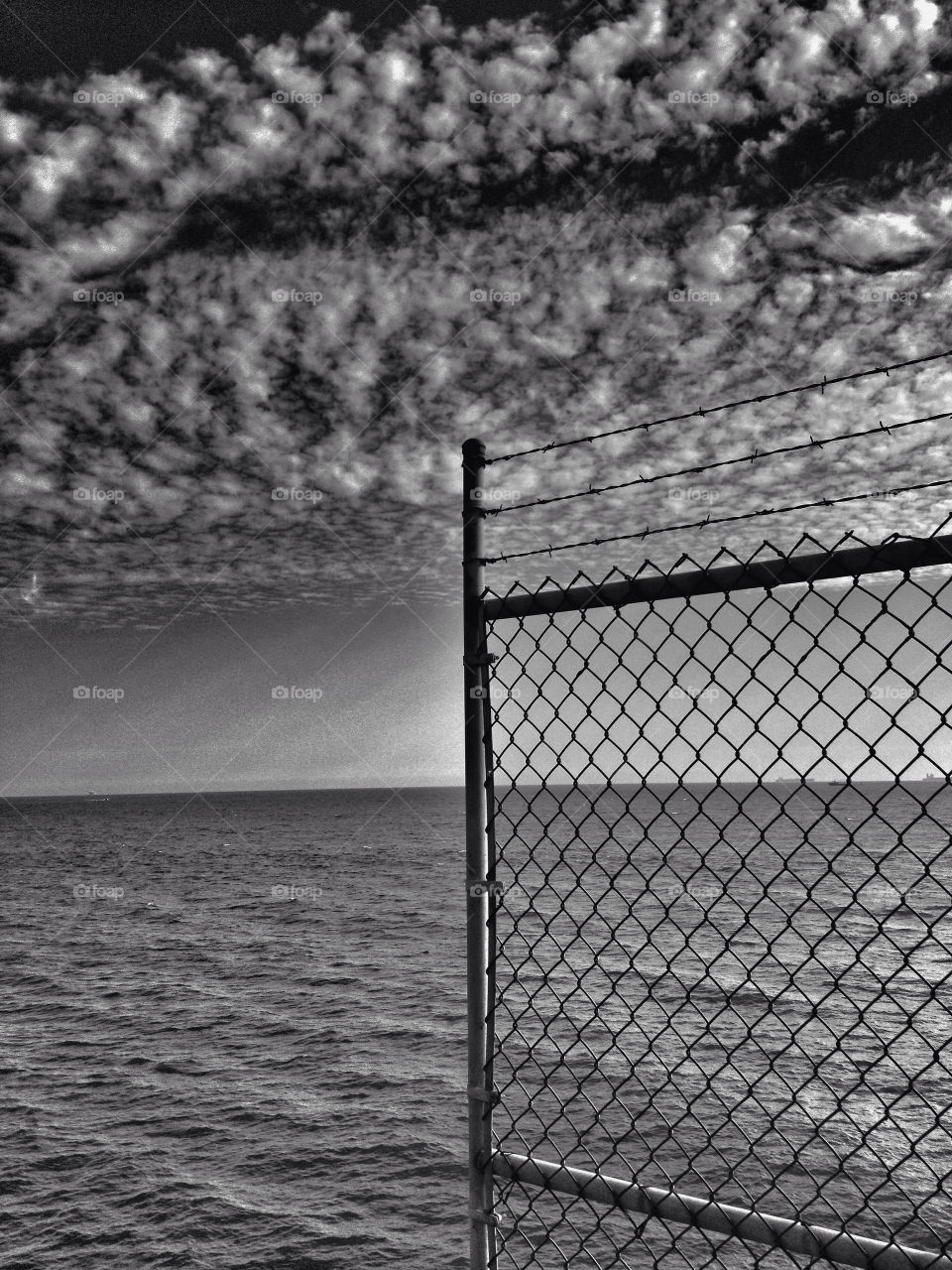 seal beach beach ocean clouds by analia