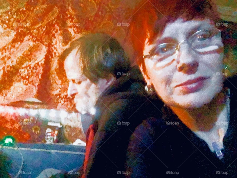 I, „Petra Schiller“ and longtime partner „Timothy Trespas“ are aboard „Salvation“, the „28 ft 1969 Luhrs“ cabin cruiser at „Newtown Creek“ in LIC, Queens that is our home. 2020. Hypnotic Productions