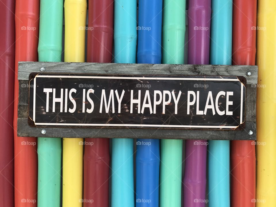 This Is My Happy Place sign