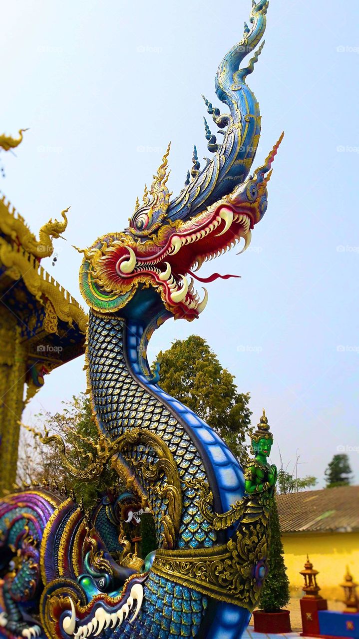 Thai dragon. king of naga.