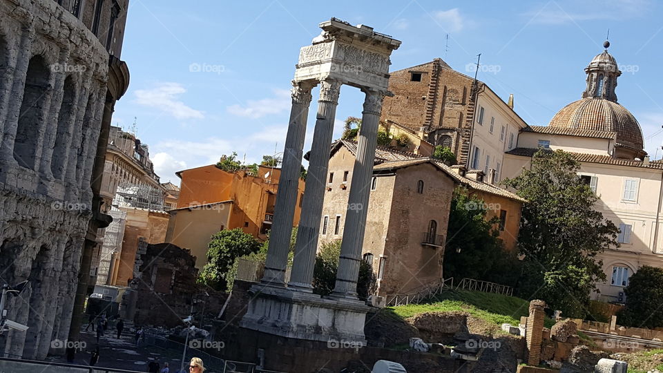 buildings in Rome, Italy