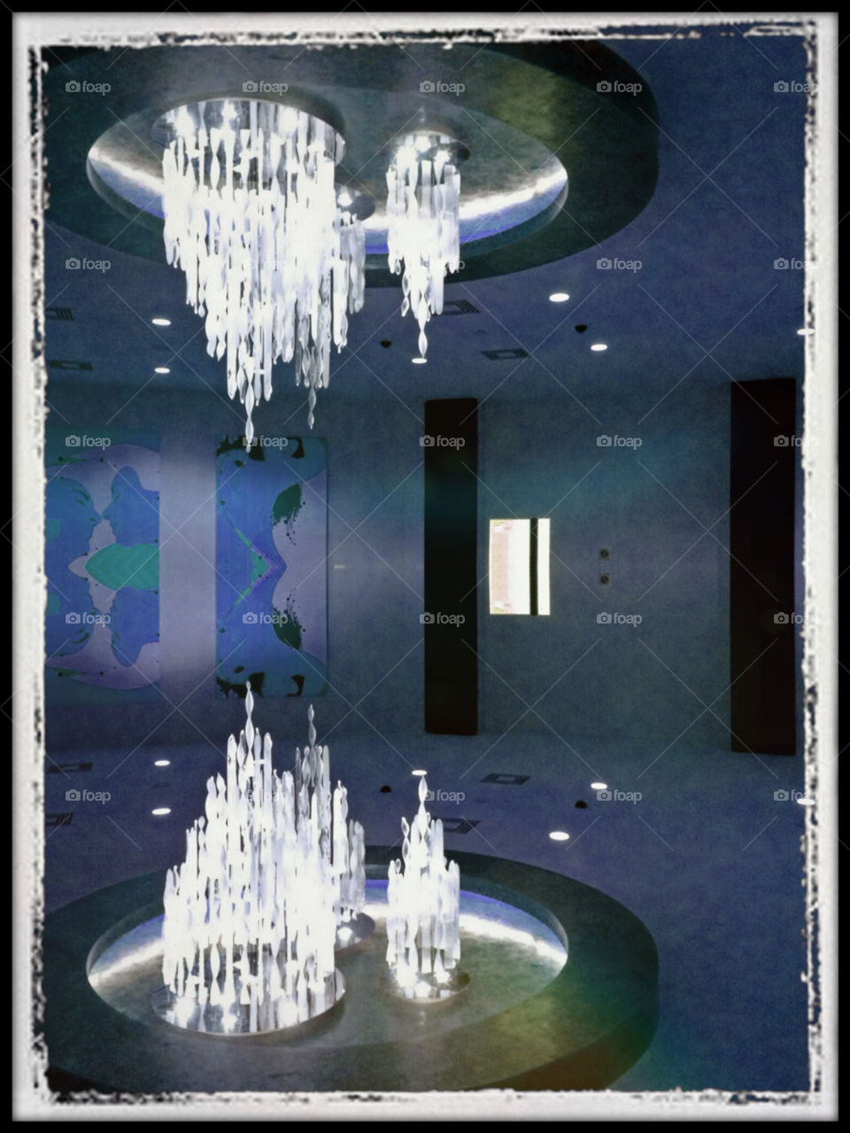 blue white window futuristic by stevehardley7