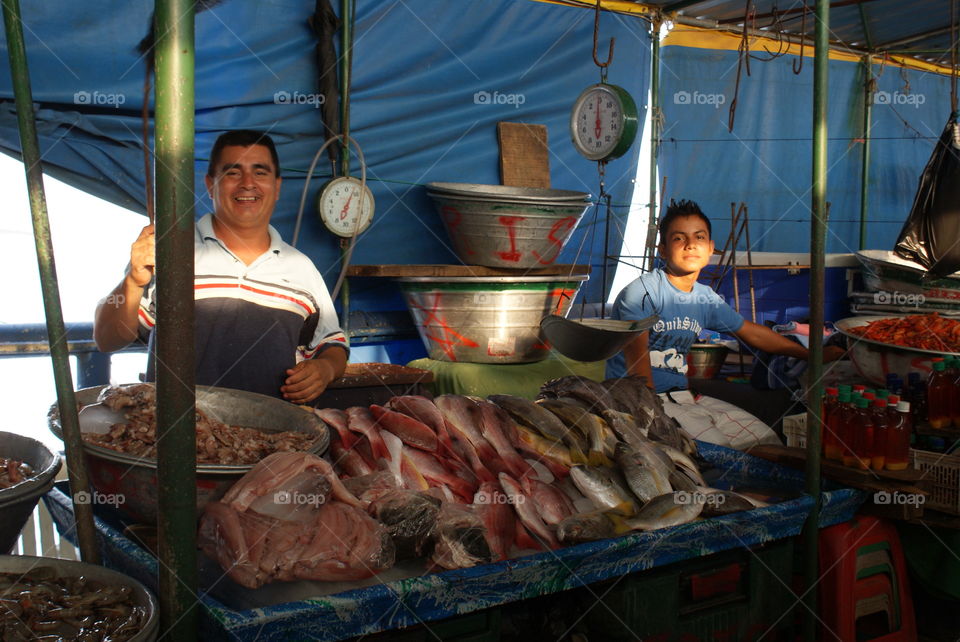 vendedores de pescado