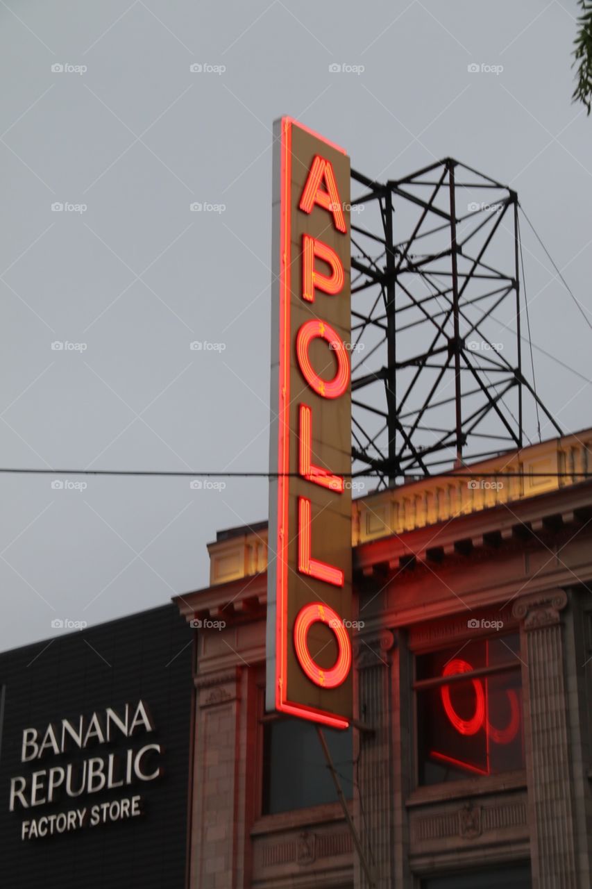 Apollo Theatre Sign NYC