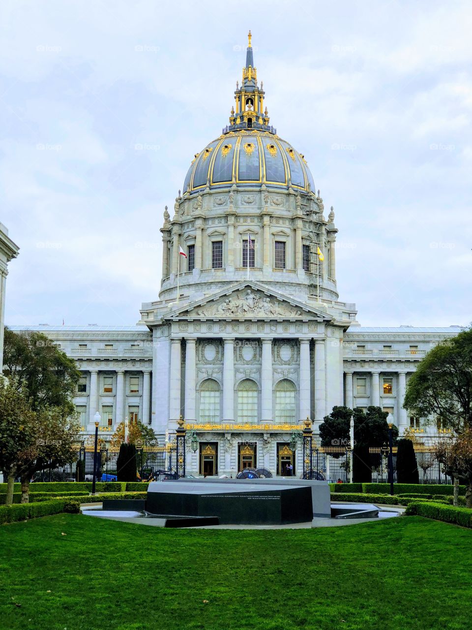 City hall after some post. 