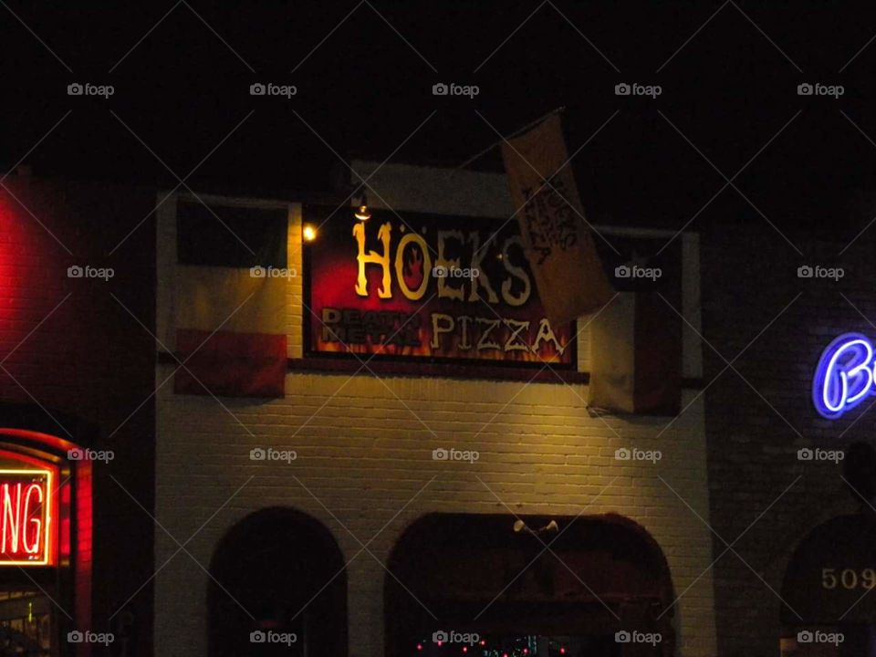 Hoek's Heavy Metal Pizza in Austin.