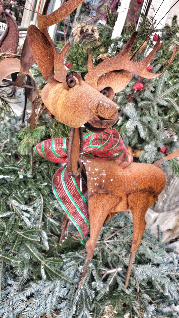 Reindeer in Metal