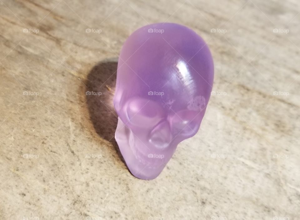 Handmade skull soap