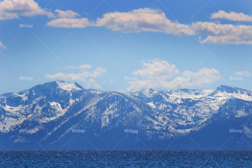 Sierra Nevada Mountains and Lake Tahoe