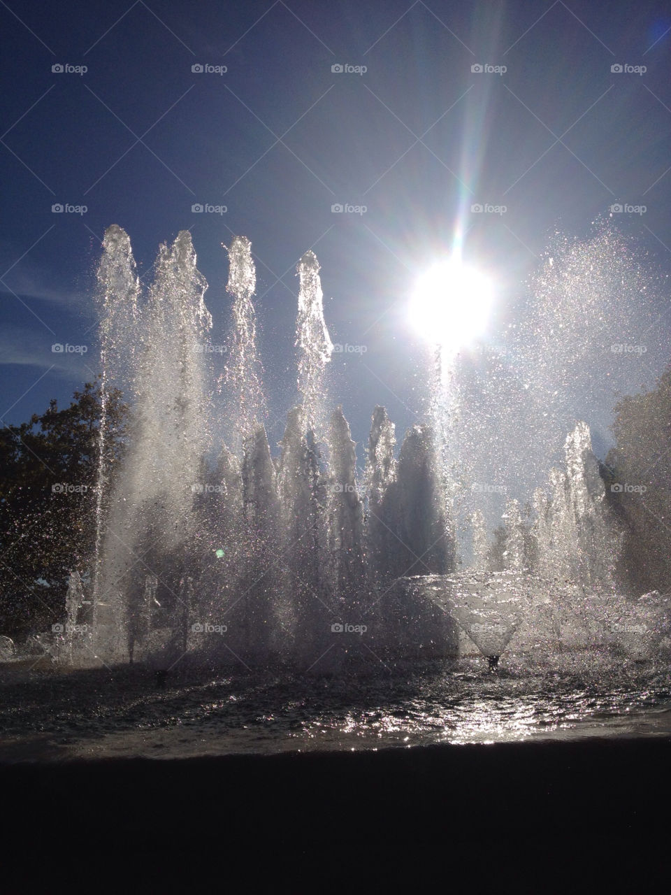 sun fountain by bourneweb