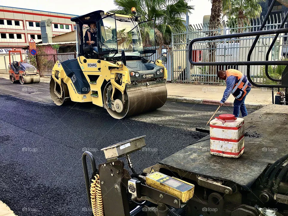 The road is under construction