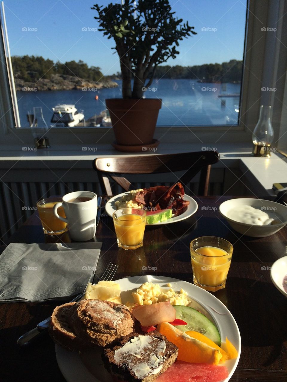 Breakfast at Sandhamn Seglarhotell