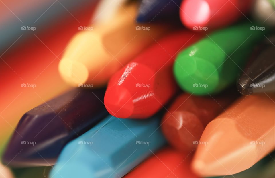 Beautiful color crayons