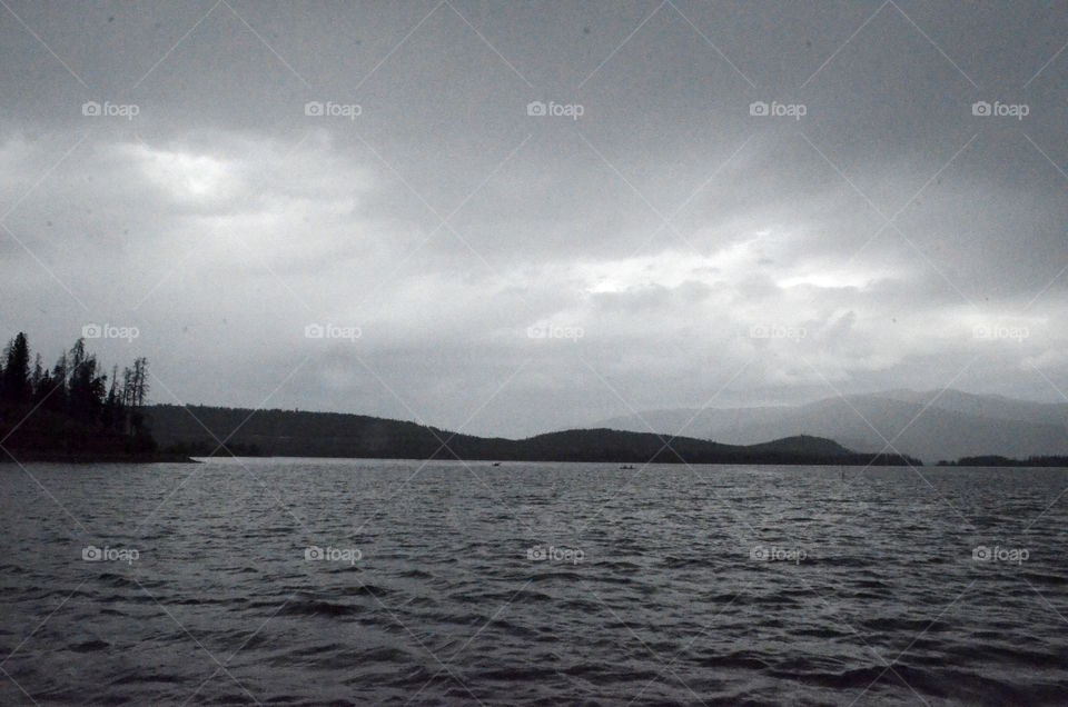 Birthday outing to Lake Dillon on a grey day