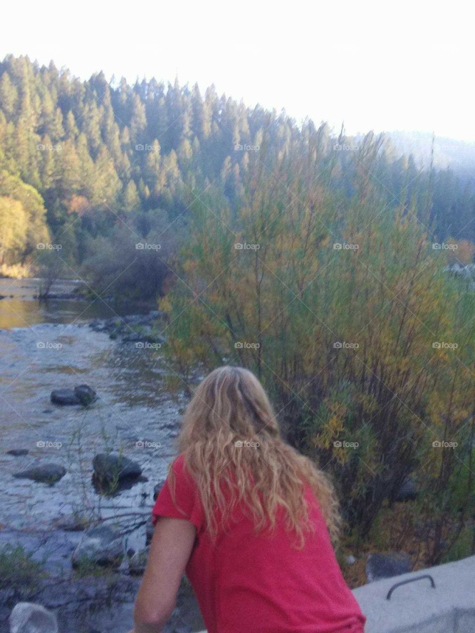 Over looking the River