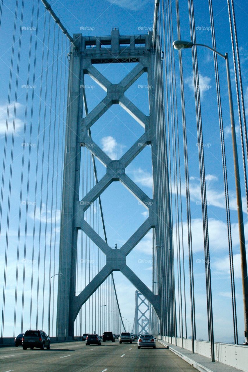 Bay bridge. San Francisco 