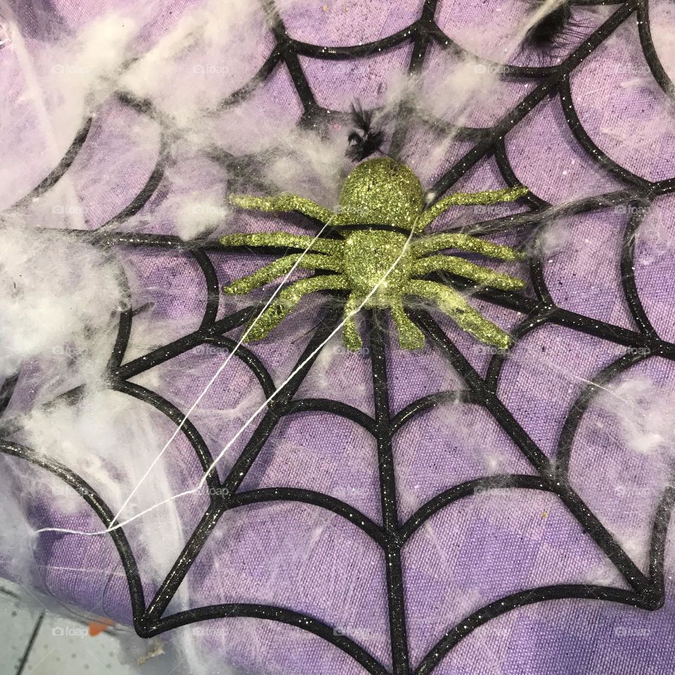 Halloween spider web 