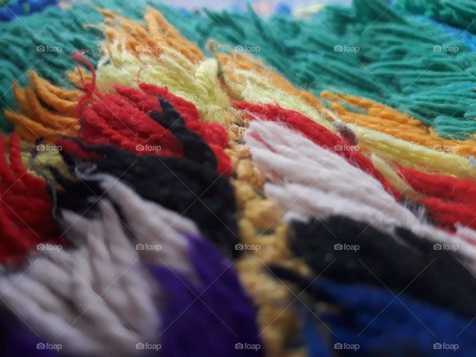 Colored wool