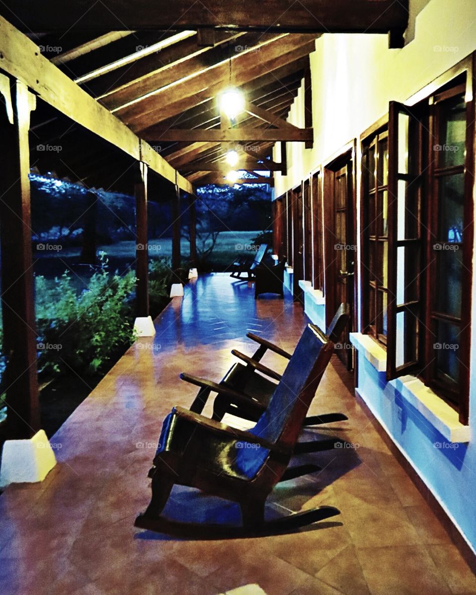 An evening photograph from my porch in Panama