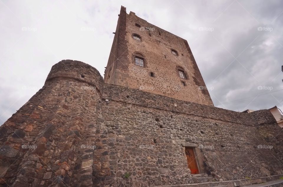 Under the Norman Castle,Adrano,Sicily