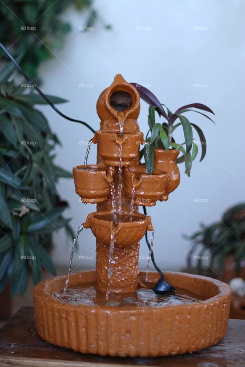 A stunning view of green mountains covered in fog in Yemen