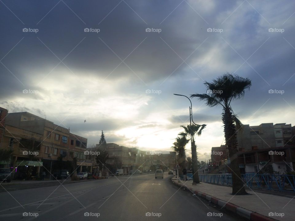 Sunset is a beautiful and enjoyable moment