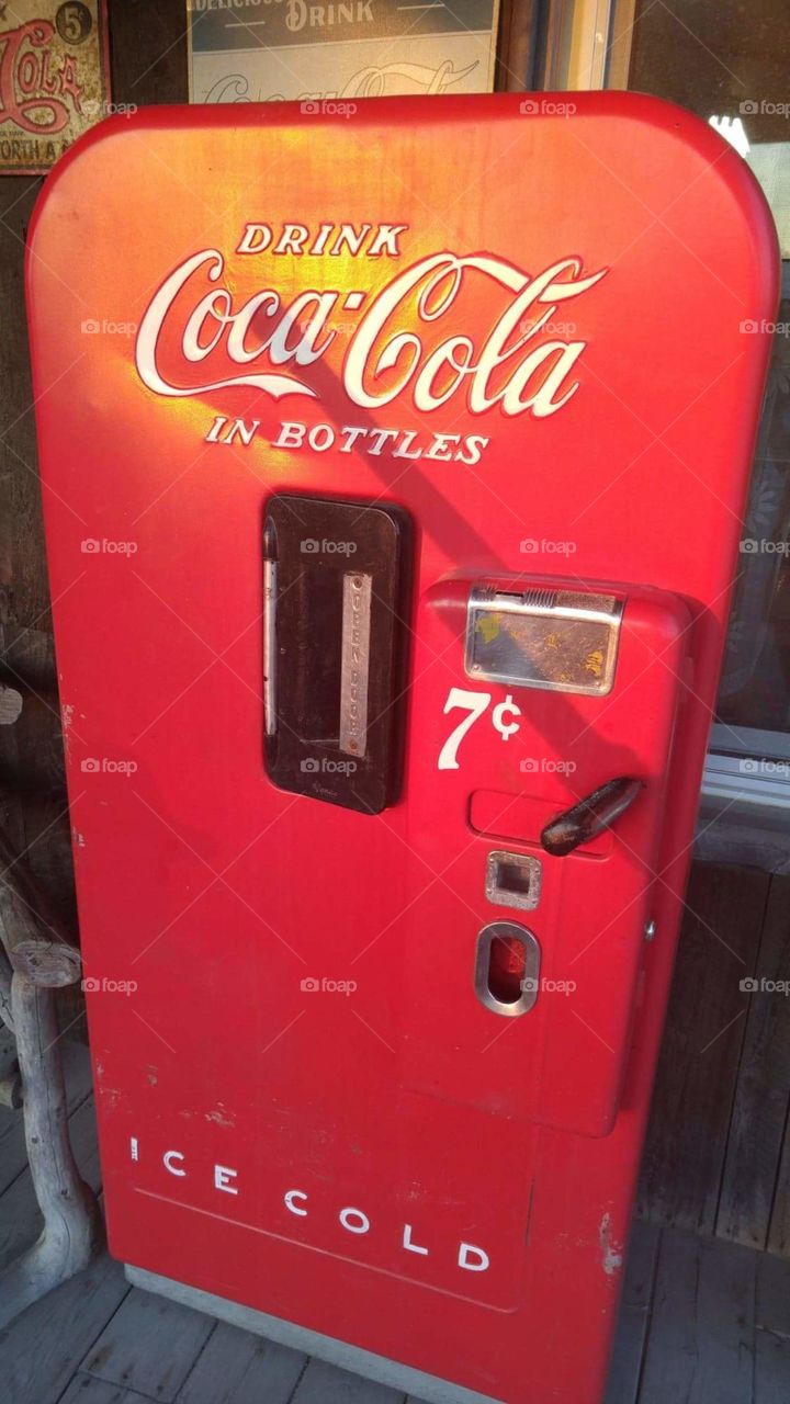 Vintage Coca-Cola drink machine