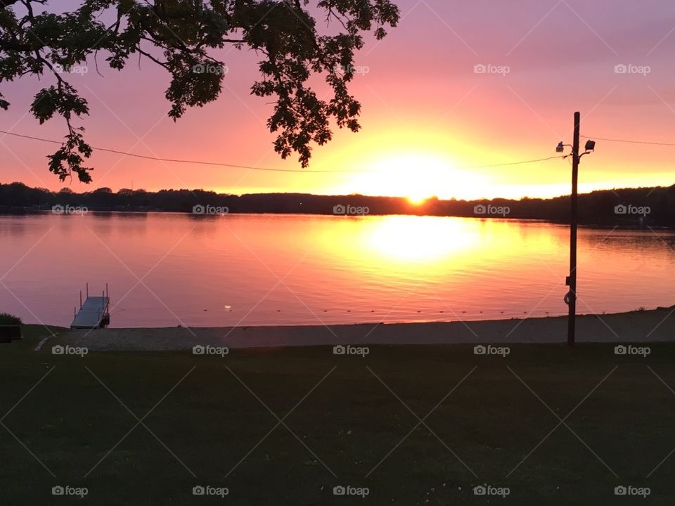 Wonder lake sunset