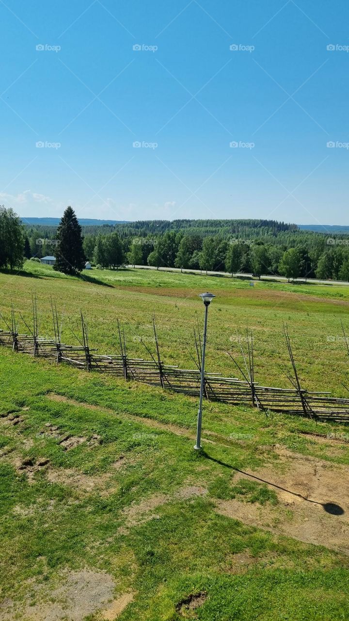 A traditional landscape in Finland