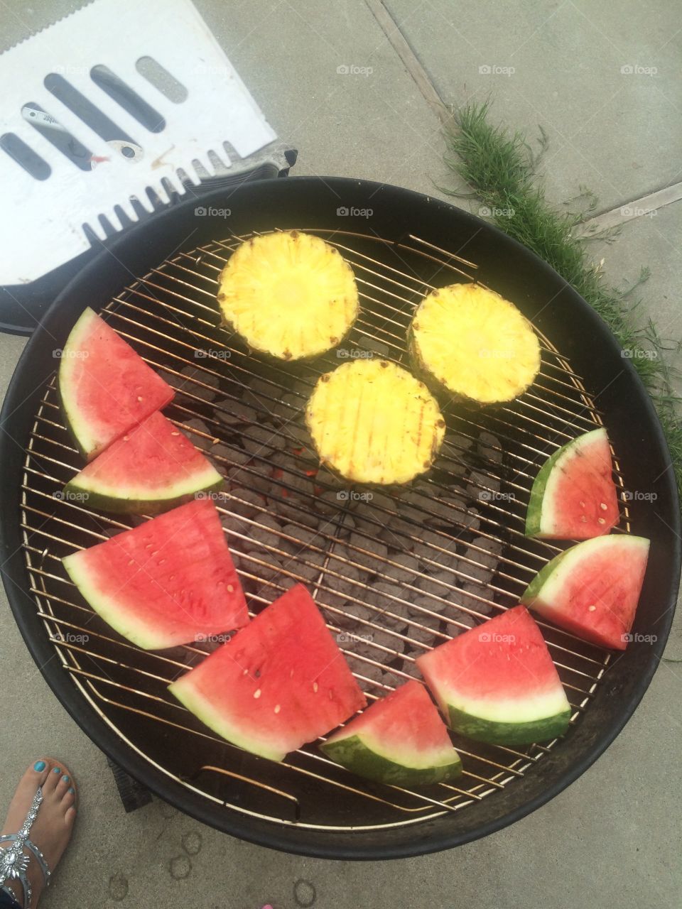 A happy vegetarian on 4th of July