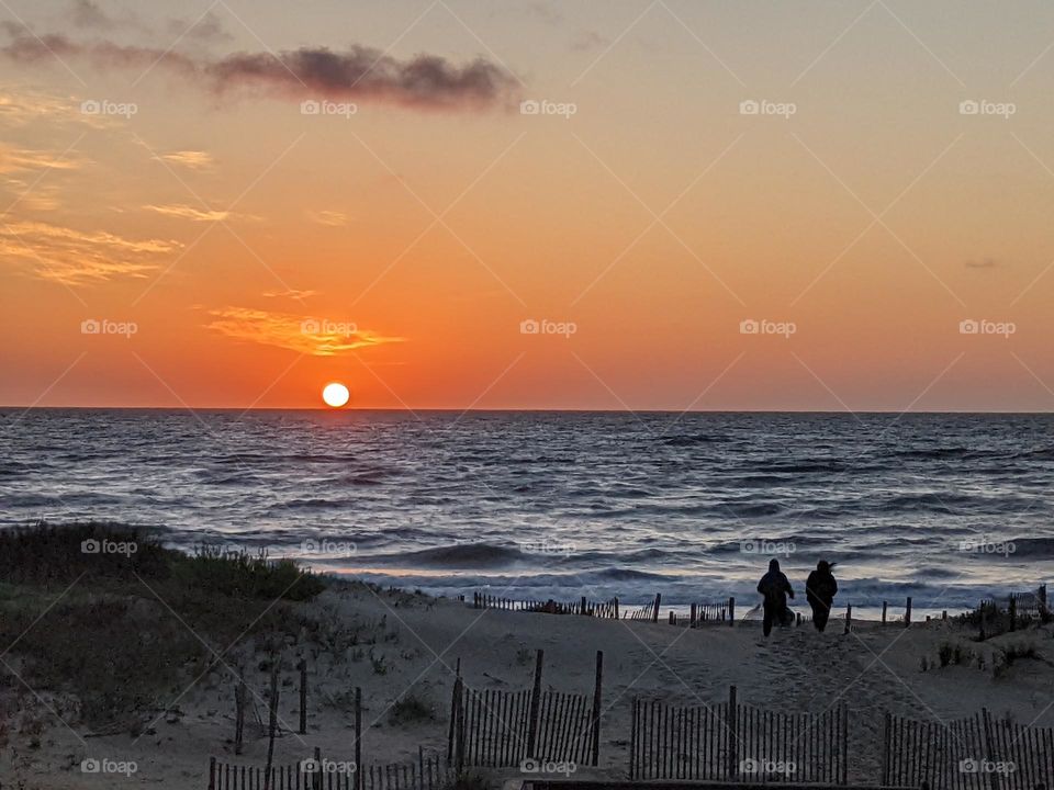 sunrise ocean Outer Banks
