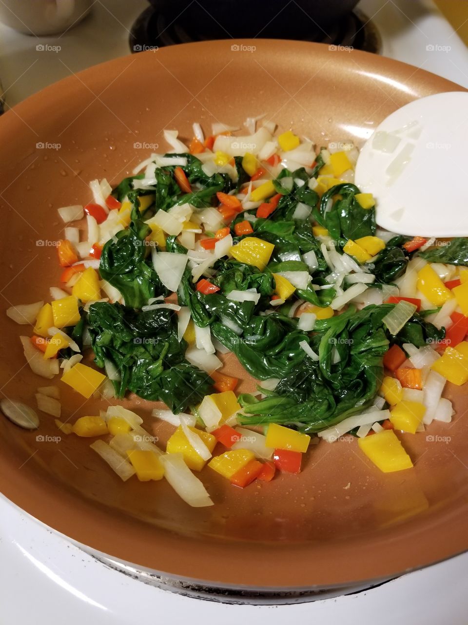 Delicious tasty spinach