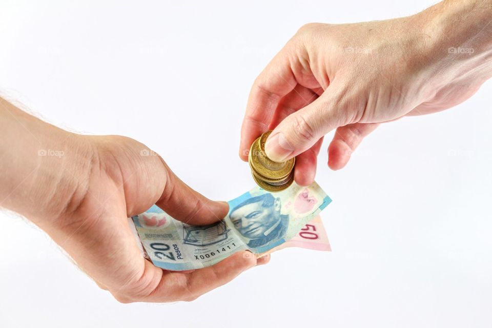 Giving money