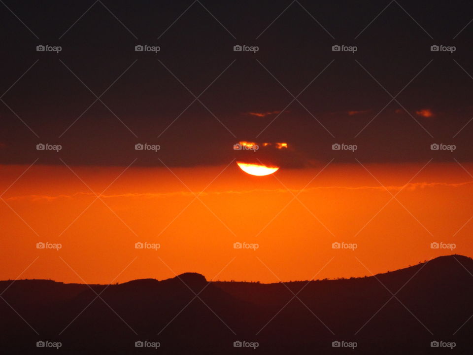 sunset in Oman